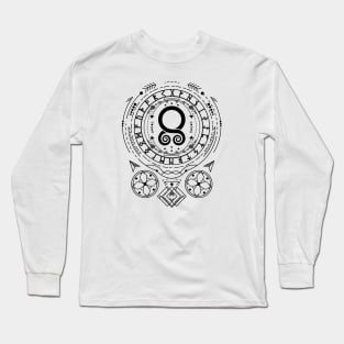 The Troll Cross | Norse Pagan Symbol Long Sleeve T-Shirt